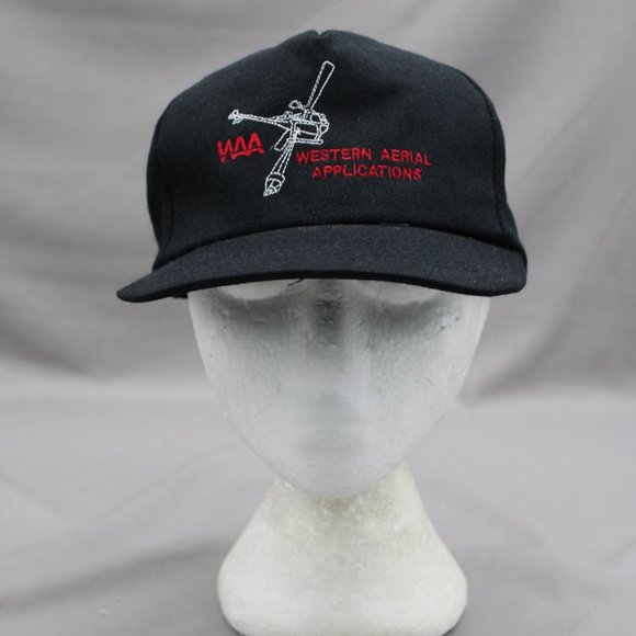 Vintage Baseball Cap - Western Aerial Applications - Adult Zipper Back - Picture 1 of 8